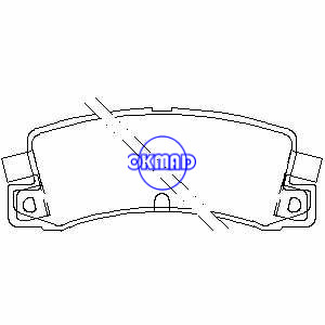 TOYOTA Corolla FX16 GTS Hatchback Liftback Station Wagon CHEVROLET Nova GEO Prizm Brake pad FMSI:7245-D352 OEM:04465-32010 FDB848 TRW:GDB3329 GDB730 WVA:20076 20077, F352