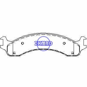 DODGE TRUCK Ram 2500 3500 Brake pad FMSI:7694-D821 OEM:5015254AA, F821