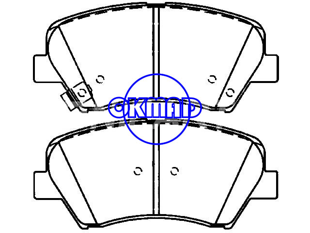 HYUNDAI Elantra Coupe Saloon GT Veloster KIA Forte Koup Brake pad FMSI:8810-D1595 8715-D1543 8895-D1667 8810-D1828 9197-D1971 OEM:58101-3XA00 FDB4613 GDB3552 WVA:25692 25693 25694 25708 25709 25710, F