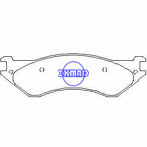 DODGE TRUCK B1500 Ram 1500 Van Brake pad FMSI:7718-D842 OEM:5003899AA, F842