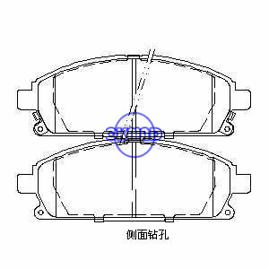 ACURA HONDA MDX INFINITI Q45 QX4 NISSAN CARAVAN CIMA ELGRAND PATHFINDER QUEST X-TRAIL Brake pad FMSI:7566-D855 7566-D691 7910-D855 7910-D691 OEM:45022-S3V-A10 FDB1263 TRW:GDB3293 GDB3295 GDB3312 WVA:2