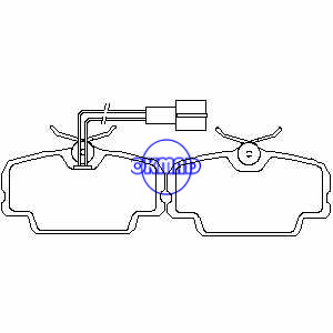 MERCEDES-BENZ 190D 190E BMW 318i 325e Brake pad FMSI:7181-D278 7324-D278 OEM:0014201020 FDB303 FDB320 TRW:GDB406 GDB434 WVA:20748 20749 20890 20891, FF303