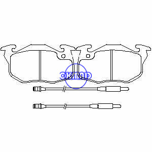 CITROEN SAXO PEUGEOT 106 205 305 309 405 RENAULT 5 9 11 18 19 20 21 Clio Fuego Rapid Super Box Brake pad FMSI:7261-D371 OEM:7701201542 FDB393 TRW:GDB1078 WVA:20905 20906 20986 20987 21803 21804 21805 