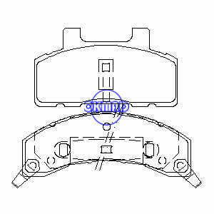 BUICK Century Electra LeSabre CHEVROLET Lumina Celebrity CADILLAC DeVille Fleetwood PONTIAC 6000 Bonneville Brake pad FMSI:7136-D215 OEM:12321422 TRW:GDB4005, F215
