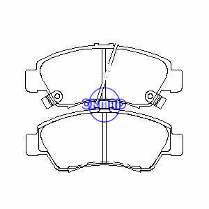 HONDA BRIO CITY CIVIC FIT JAZZ LOGO Brake pad FMSI:8870-D1685 8870-D1643 OEM:06450-S2G-000 FDB777 GDB1164 GDB3176 GDB3212 WVA:21697 21698 21699 AN-377WK, FF777