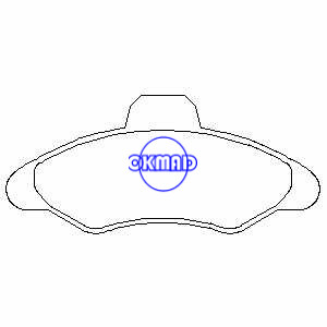 FORD ESCORT V VI VII Convertible Estate Saloon ORION III Brake pad OEM:5026661 FDB617 FDB703 GDB1086 GDB897 WVA:21171, FF617