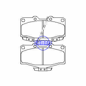 TOYOTA LAND CRUISER SURF Tacoma 4Runner VW TARO Brake pad FMSI:7298-D436 7549-D436 OEM:04491-35160 FDB797 TRW:GDB3213 GDB797 WVA:21679 21680 21681, F436