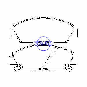 HONDA ACCORD PRELUDE Mk ROVER 600 Brake pad FMSI:7448-D568 OEM:45022-S30-G10 FDB904 TRW:GDB1061 GDB1180 WVA:21879 21880 21881, FF904