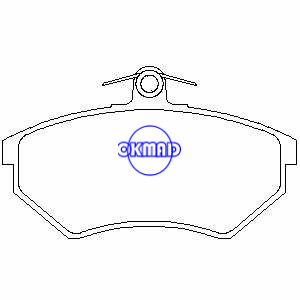 VW CORRADO Golf Cabrio Jetta Passat QUANTU SCIROCCO VENTO SEAT IBIZA TOLEDO Brake pad FMSI:7570-D696 OEM:357698151A FDB774 TRW:GDB1048 WVA:20168, F696