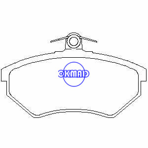 AUDI 400090 Coupe Chery Eastar V5 VW Corrado Cabrio Golf Jetta Passat Quantum Scirocco Brake pad FMSI:7177-D227 OEM:853698151 FDB413 TRW:GDB430 WVA:20669, FF413