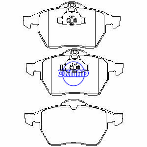 CHEVROLET OPEL ASTRA SAAB 9-3 9-5 900 AUDI A4 A6 A8 Passat 2.8L Variant VOLVO C70 S70 Brake pad FMSI:7711-D840 7605-D736 7715-D840 7764-D840 OEM:1605036 4B0698151E TRW:GDB1271 GDB1717WVA:20676 21828 2