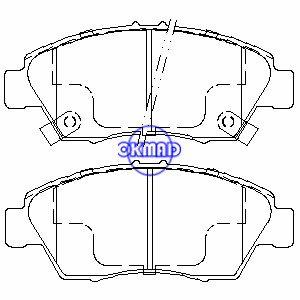 HONDA AIRWAVE CIVIC CR-Z FREED Brake pad FMSI:7497-D948 7497-D621 7998-D621 OEM:06450-S5A-E50 FDB776 TRW:GDB3375 GDB7730 GDB3478 WVA:21694 21695 21696, F948