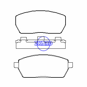 SUZUKI SUPER CARRY Bus (ED) Brake pad OEM:55200-62874 GDB3234 WVA:23303 23304 AN-305K, FA305K