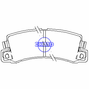 LEXUS ES250 ES300 RX300 TOYOTA Camry Celica Solara Carina Brake pad FMSI:7223-D325 OEM:04466-33110 FDB478 TRW:GDB1168 GDB978 WVA:21833 21834, FF478