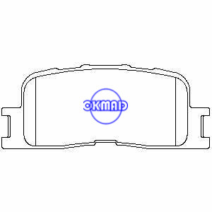 CHERY A5 E5 Qiyun3 DAIHATSU ALTIS Saloon HONDA CIVIC IX LEXUS ES300 ES330 TOYOTA Camry Highlander KLUGER WINDOM WISH MPV Brake pad FMSI:7762-D885 7786-D885 7786-D907 OEM:04466-33090 FDB1909 TRW:GDB337