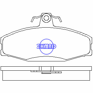 SKODA FAVORIT Forman FELICIA Estate VW CADDY II Pickup Brake pad OEM:6U0698151E FDB610 GDB1280 WVA:21662, FF610