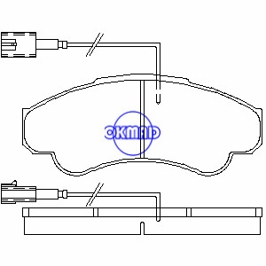 CITROEN JUMPER FIAT DUCATO PEUGEOT BOXER Box Bus PlatformChassis Brake pad OEM:77362216 FDB1479 GDB1518 WVA:23858 23919 23920, FF1479
