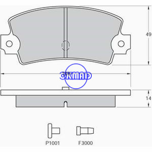 ALPINE A310 LOTUS Esprit RENAULT 5 12 R17 18 21 25 30 ESPACE FUEGO Brake pad FMSI:793-D98 8274-D1163 OEM:7701602289 FDB114 TRW:GDB149 WVA:20248 20336 20337 20338 20339 20415 20416, F98