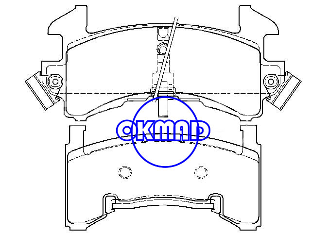CHEVROLET Blazer Camaro Citation Malibu Monte Truck BUICK Century Regal ISUZU Hombre OLDSMOBILE Cutlass PONTIAC Firebird Brake pad FMSI:7070A-D202 7480A-D202 7070A-D138 7070A-D154 7634-D767 OEM:011554