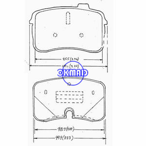 AUDI 100 Avant 200 Quattro V8 Brake pad FMSI:7346-D467 OEM:441698151D FDB855 TRW:GDB961 WVA:21218 21219 21220 21306, F467