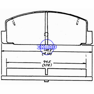 MAZDA 323 6 Estate Hatchback 626 RX-7 Brake pad FMSI:7186-D482 7186-D332 7186-D283 OEM:FB06-49-280 FDB1721 FDB372 TRW:GDB1027 GDB3088 GDB3194 GDB3311 WVA:20031 23596 24045, F482