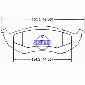 PLYMOUTH PROWLER Brake pad FMSI:7598-D895, F895