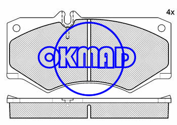 MERCEDES BENZ G-CLASS T1 BoxBus T2LN1 G500 G55 Brake pad FMSI:7828-D927 OEM:6014208720 FDB239 TRW:GDB317 WVA20784 21056, F927