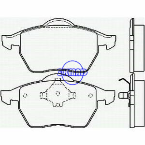 FORD GALAXY SEAT ALHAMBRA VW SHARAN Brake pad OEM:7M0698151 FDB1055 GDB1204 WVA:21848 21849 21850, FF1055