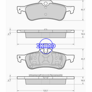 MINI MINI Convertible Cooper JCS Brake pad FMSI:7842-D940 7842-D1060 OEM:34 21 67 70 252 FDB1500 FDB1676 TRW:GDB1477 GDB1561 WVA:23716 23717 24043, FF1500