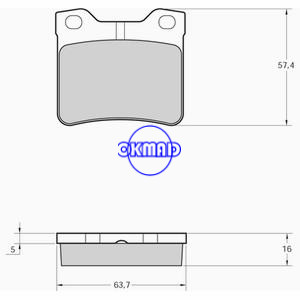 PEUGEOT 406 Coupe (8C) Estate (8EF) 607 (9D, 9U) Brake pad FMSI:8679-D1480 OEM:4251.30 FDB1415 GDB1276 GDB1432 WVA:21278, FG1276