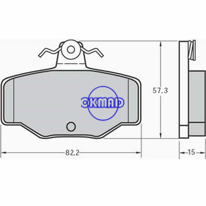 NISSAN Almera PRIMERA Hatchback Traveller Brake pad FMSI:8305-D1187 OEM:44060-3F025 FDB707 GDB3092 GDB849 WVA:21545 24404, FG3092
