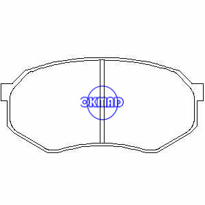 MAZDA 929 MITSUBISHI FUSO FE TOYOTA Cressida Pickup Tacoma Brake pad FMSI:7320-D589 7320-D433 7500-D433 7548-D433 7276-D389 OEM:HE21-33-28ZB FDB902 TRW:GDB1026 WVA:21537, F433