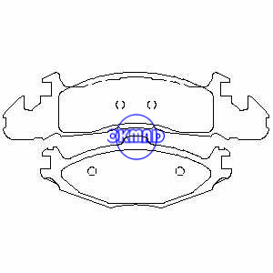 CHRYSLER Town & Country PLYMOUTH Grand Voyager DODGE Grand Caravan Truck Brake pad FMSI:7164A-D259 OEM:4313268 FDB926 TRW:GDB4007 WVA:21818, F259