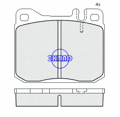 MERCEDES BENZ COUPE (C123) KOMBI Estate (S123) Saloon (W123)S-CLASS (W126) S-CLASS Coupe (C126) SL (R107)SL Coupe (C107) brake pad FMSI:D1072-7977 OEM:001 420 99 20 WVA:20341,F1072
