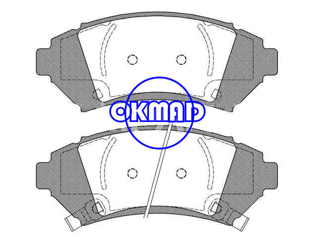 BUICK LESABRE PARK AVENUE CADILLAC DEVILLE CHEVROLET MONTE CARLO PONTIAC BONNEVILLE brake pad FMSI:D1076-7981 OEM:88964119,F1076