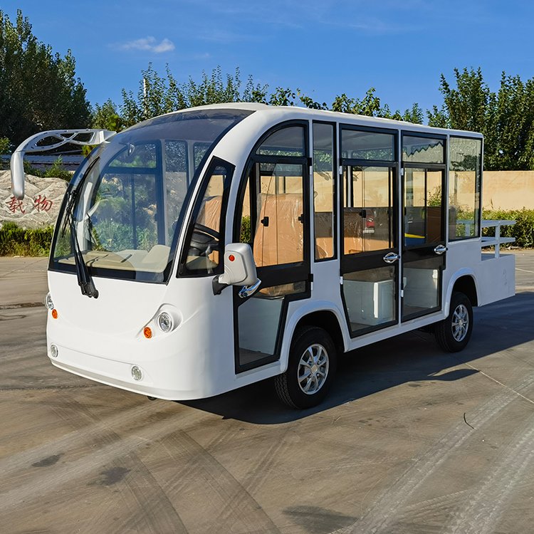 New energy pickup truck for factory scenic spots: capable of carrying passengers and loading goods, with a range of up to 120km