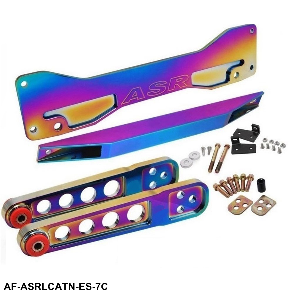 REAR SUBFRAME BRACE TIE BAR Rear Lower Control Arm Neo Chrome For Honda Civic Acura Si EP3 ES AF-ASRLCATN-ES-7C REAR SUBFRAME BRACE TIE BAR Rear Lower Control Arm Neo Chrome For Honda Civic Acura Si EP3 ES AF-ASRLCATN-ES-7C