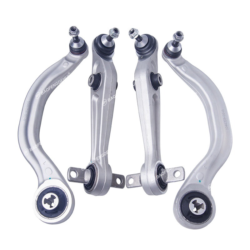 OE 1044341 1044354 peças de automóvel por atacado para tesla modelo 3 braço curvo braço dianteiro reto braço de suspensão atacado