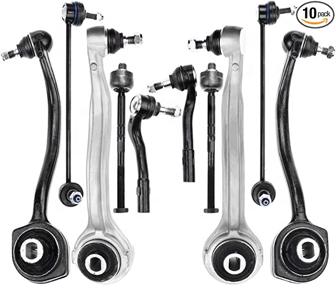ATTAIN Premium 10Pc Front Suspension Kit Upper Lower Control Arm Inner Outer Tie Rod End Sway Bar Link C230 C240 C280 C320 C50 ATTAIN Premium 10Pc Front Suspension Kit Upper Lower Control Arm Inner Outer Tie Rod End Sway Bar Link C230 C240 C280 C320 C50