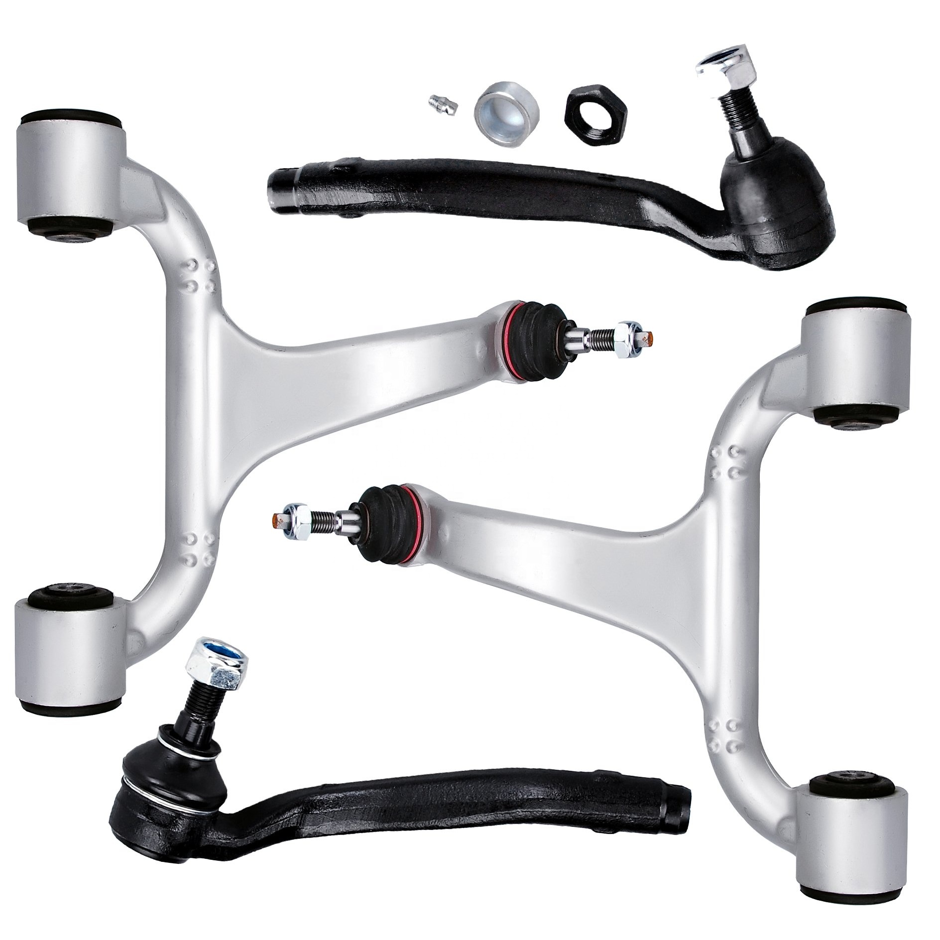A-Premium 10Pcs Front Suspension Kit Control Arm Sway Bar Ball Joint Steering Tie Rod ML320 ML350 ML430 ML500