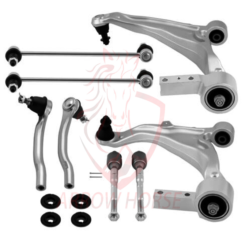 Auto suspension front rear lower upper control arm complete set for Korean Hyundai KIA SSANG YONG