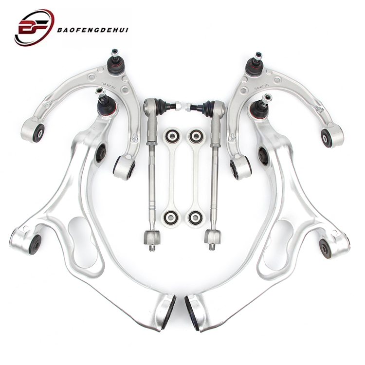 Piezas de suspensión de coche, 8 Uds., conjunto completo de brazos de control para Audi Q7 4LB 07-15 VW Touareg OE 7L8407021 7L0407151F 7L0411317