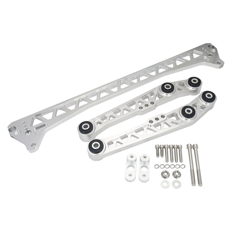 Bras de suspension inférieur arrière JDM + renfort de sous-châssis pour Honda Civic EG 1988-1995