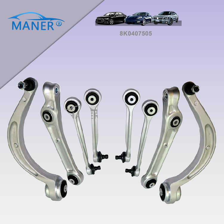 MANER factory hot sales 8K0407505 12 Piece Stabilizer Bar Ball Joint Control Arm for Audi A4 A5 A6 A7 Q5 A6L with high quality