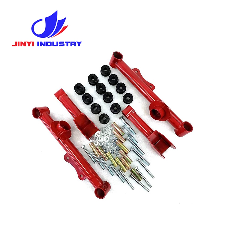 For Red Racing Rear Upper and Lower Tubular Control Arms Suitable for 79-04 Ford Mustang For Red Racing Rear Upper and Lower Tubular Control Arms Suitable for 79-04 Ford Mustang