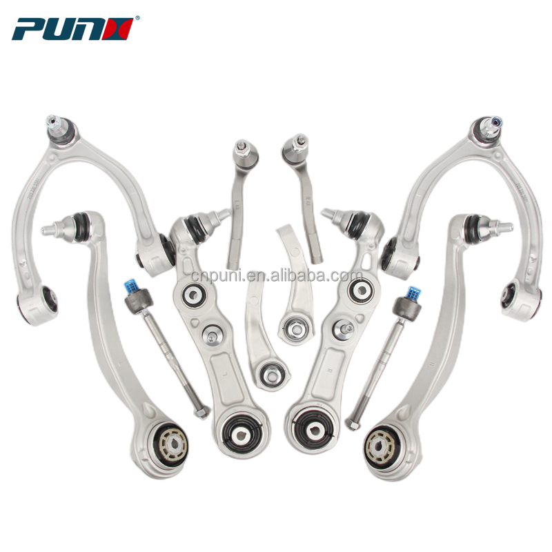 12PCS Suspension system Front Lower Control arm kit for Benz C/E-CLASS W205 S205 W213 C257 2053305601 2053306101