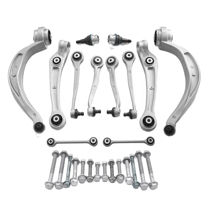For Audi C7 A6L 12pcs Packing Full Sets Suspension Control Arm Stabilizer link Ball Joint lower control arm with full set bolts