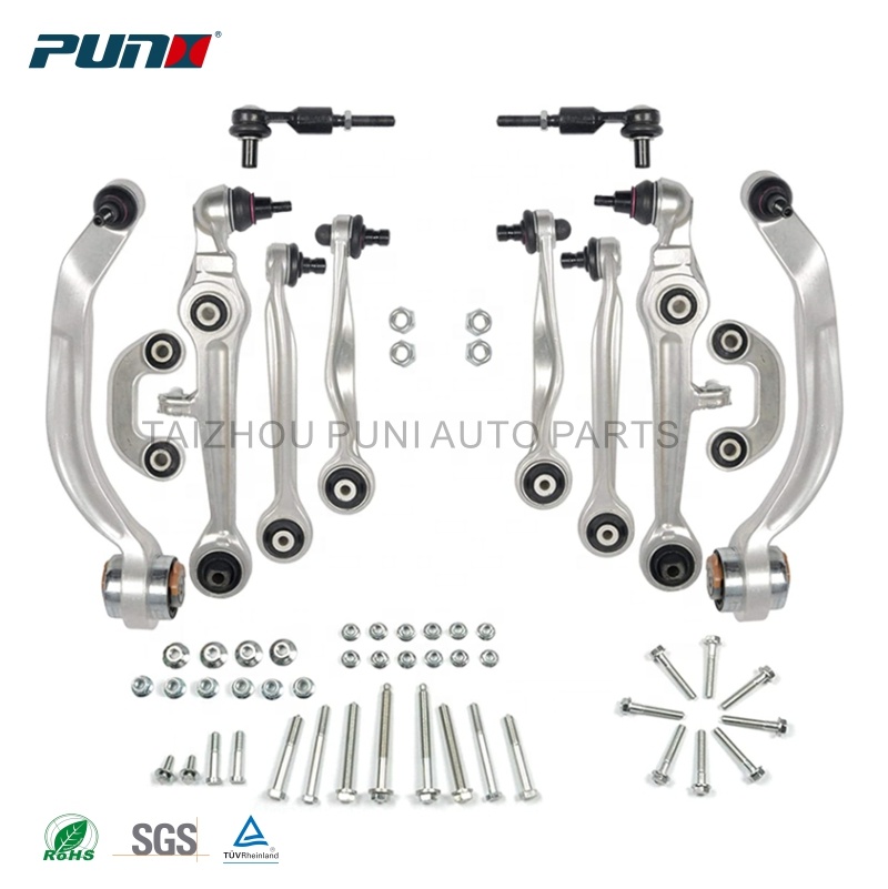 12 pièces de suspension automatique Kit de bras de commande inférieur avant pour Audi a4 A6 B5 8D0498998S1 4D0407509B 8D0407505D