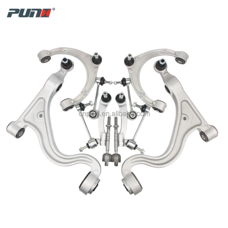 10PCS Auto suspension parts Front control arm kit for PORSCHE PANAMERA 970 09-16 97034105304 97034105103