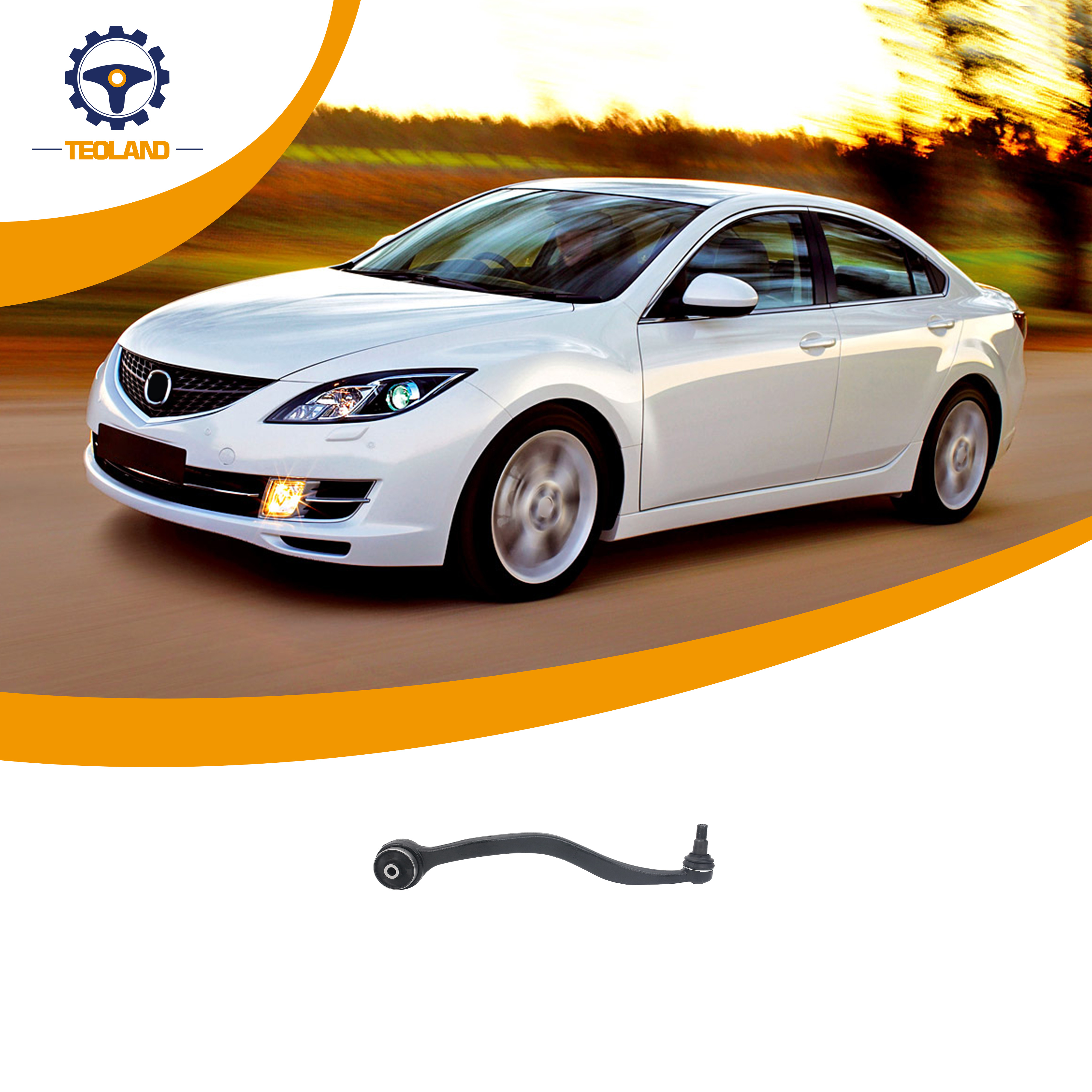 GJ6A34J50F Auto Suspension Systems Upper Lower Control Arm For MAZDA 6 Hatchback 2002-2008 Control Arms GJ6A-34-J50F GJ6A34J50F Auto Suspension Systems Upper Lower Control Arm For MAZDA 6 Hatchback 2002-2008 Control Arms GJ6A-34-J50F